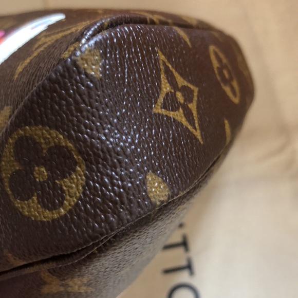 🌼🌼 AUTHENTIC 🌼🌼 Louis Vuitton Murakami Panda Pochette - Picture 12 of 16